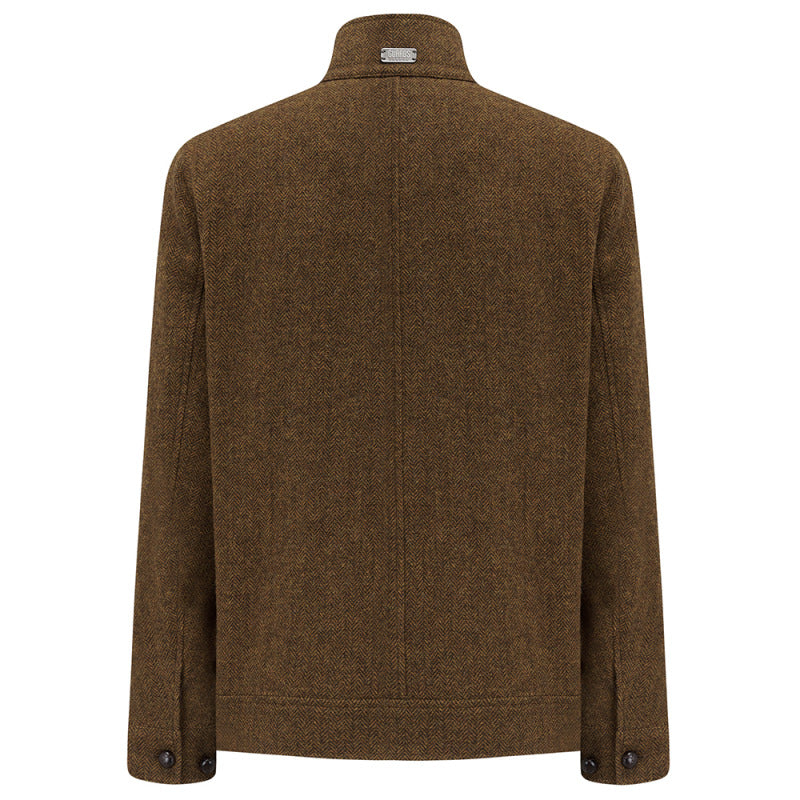 Cameron Wool Tweed Harrington Jacket