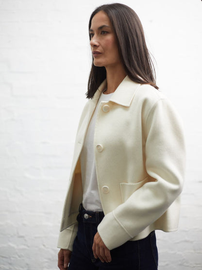 Daisy Wool Cashmere Boxy Jacket