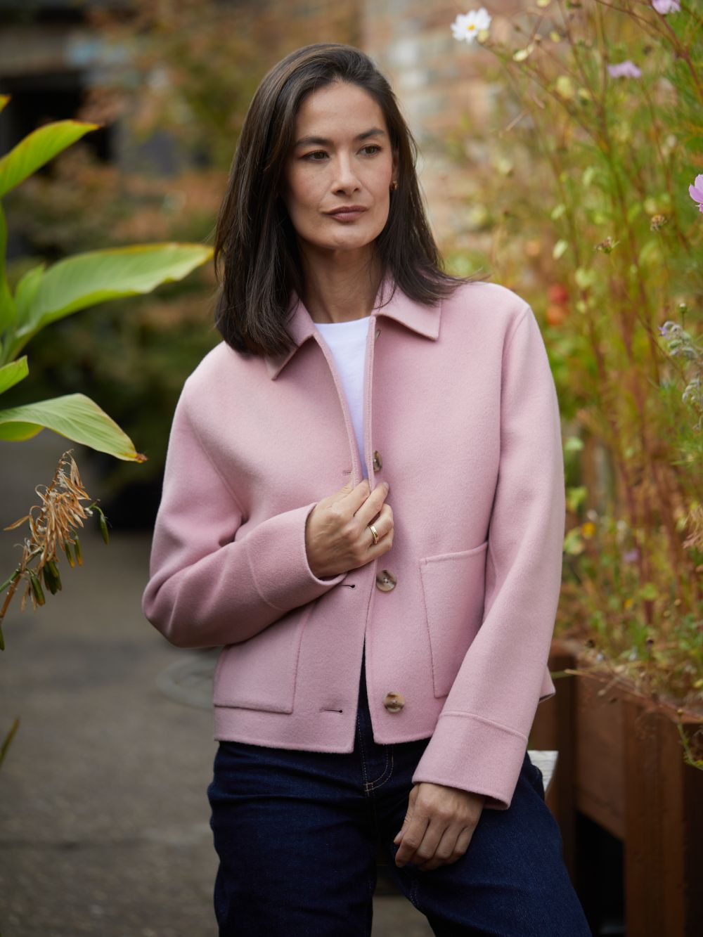 Daisy Wool Cashmere Boxy Jacket