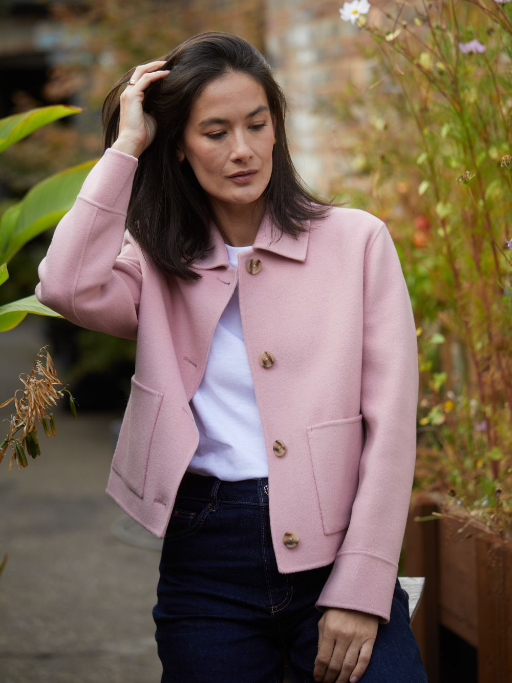 Daisy Wool Cashmere Boxy Jacket
