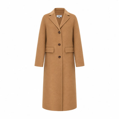Elisie Blind-Seam Overcoat