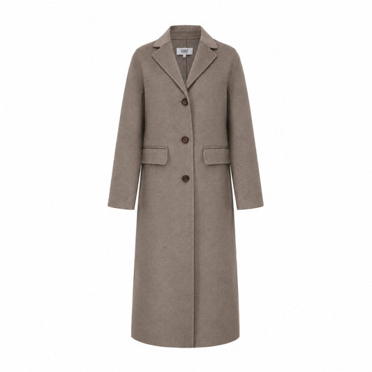 Elisie Blind-Seam Overcoat