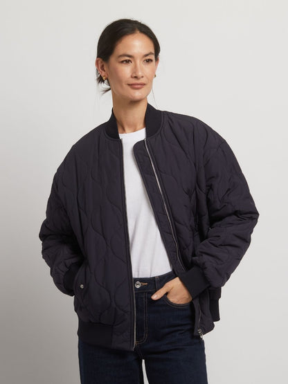 Grace Quilted Bomber Jacket