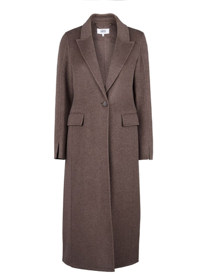 Guilia Single Breasted Wool Cashmere Coat