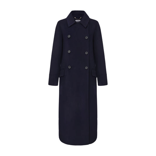 Harley Double Breasted Blind-Seam Coat