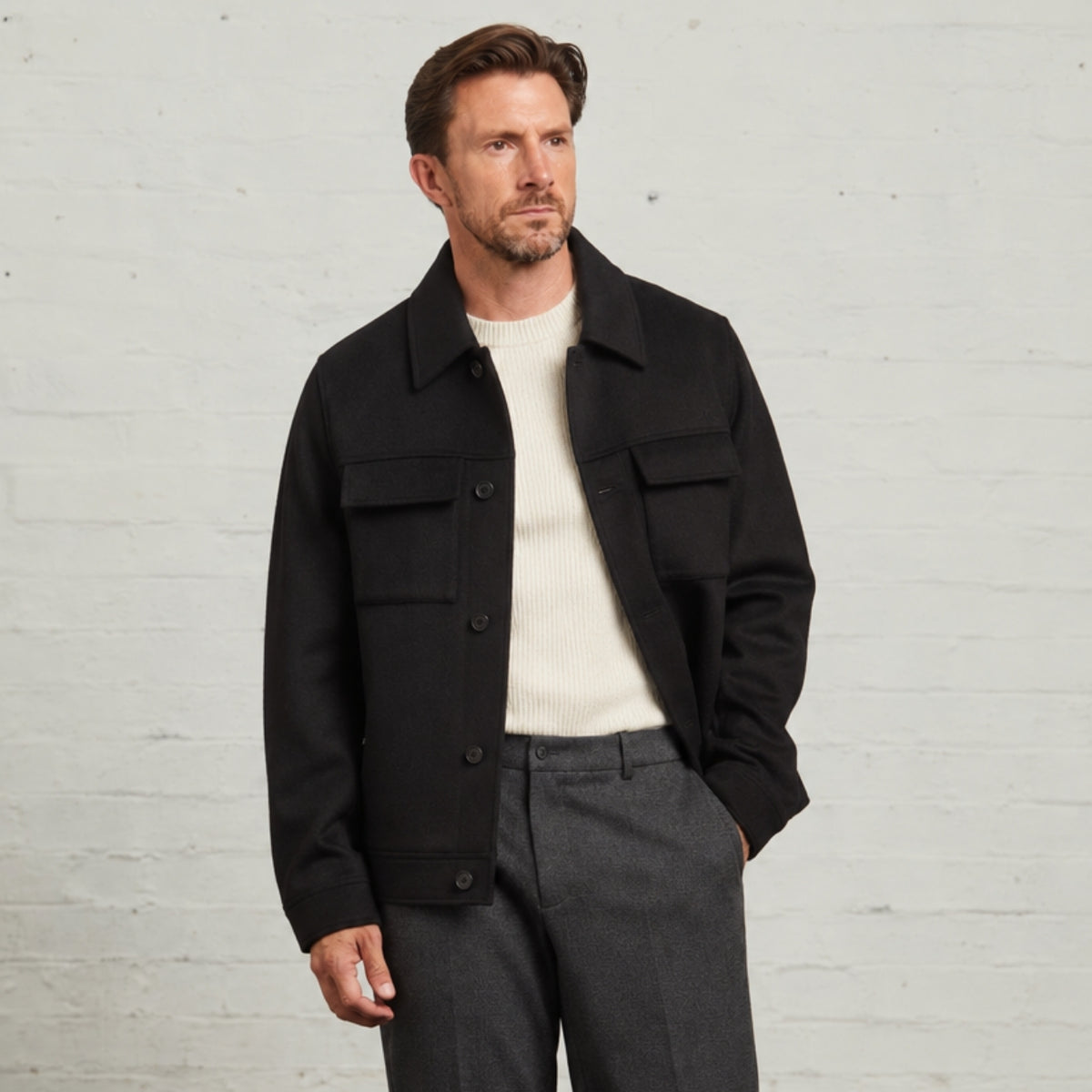 James Wool Short Jacket