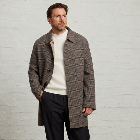Joseph Wool Reversible Bind-Seam Coat