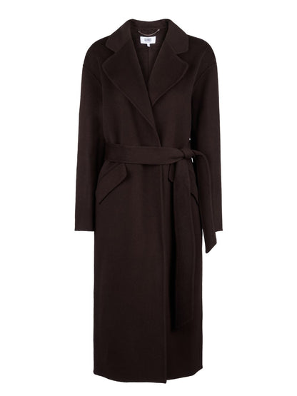 Kelly Belted Wool Cashmere Long Coat