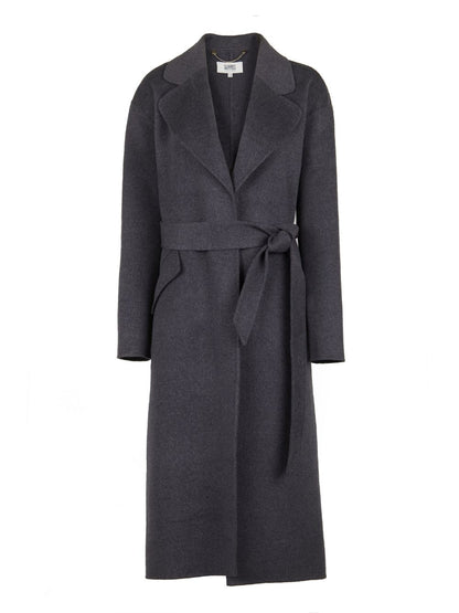 Kelly Belted Wool Cashmere Long Coat