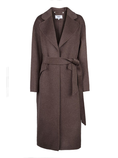 Kelly Belted Wool Cashmere Long Coat
