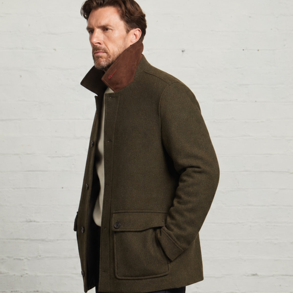 Kyle Wool Tweed Heritage Carcoat