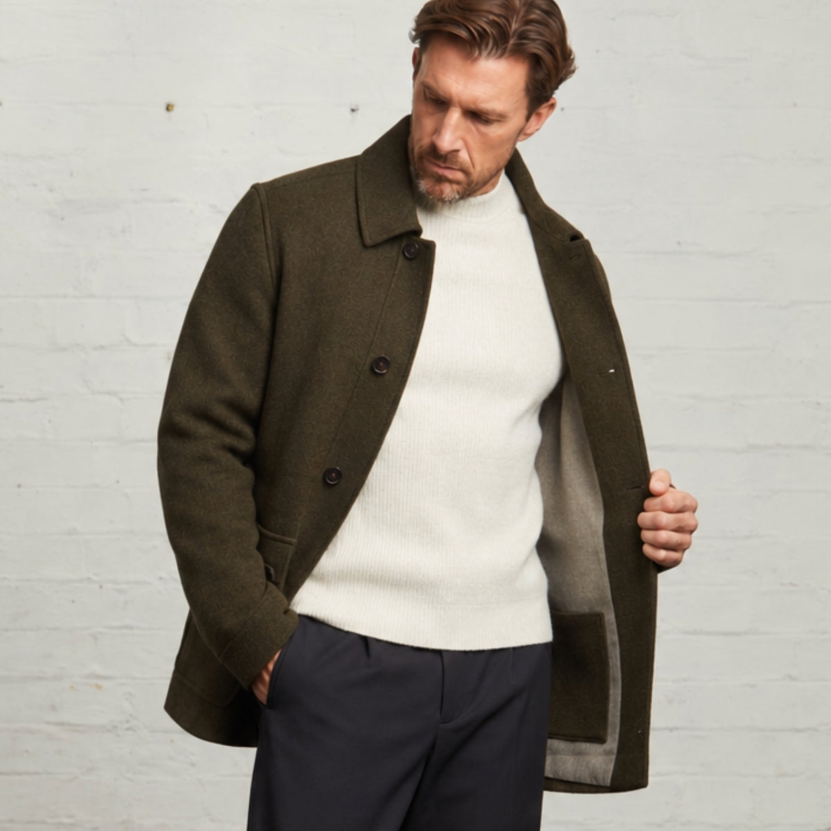 Kyle Wool Tweed Heritage Carcoat