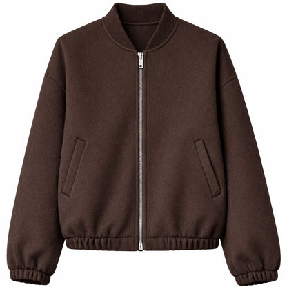 Lora Wool Cashmere Bomber Jacket
