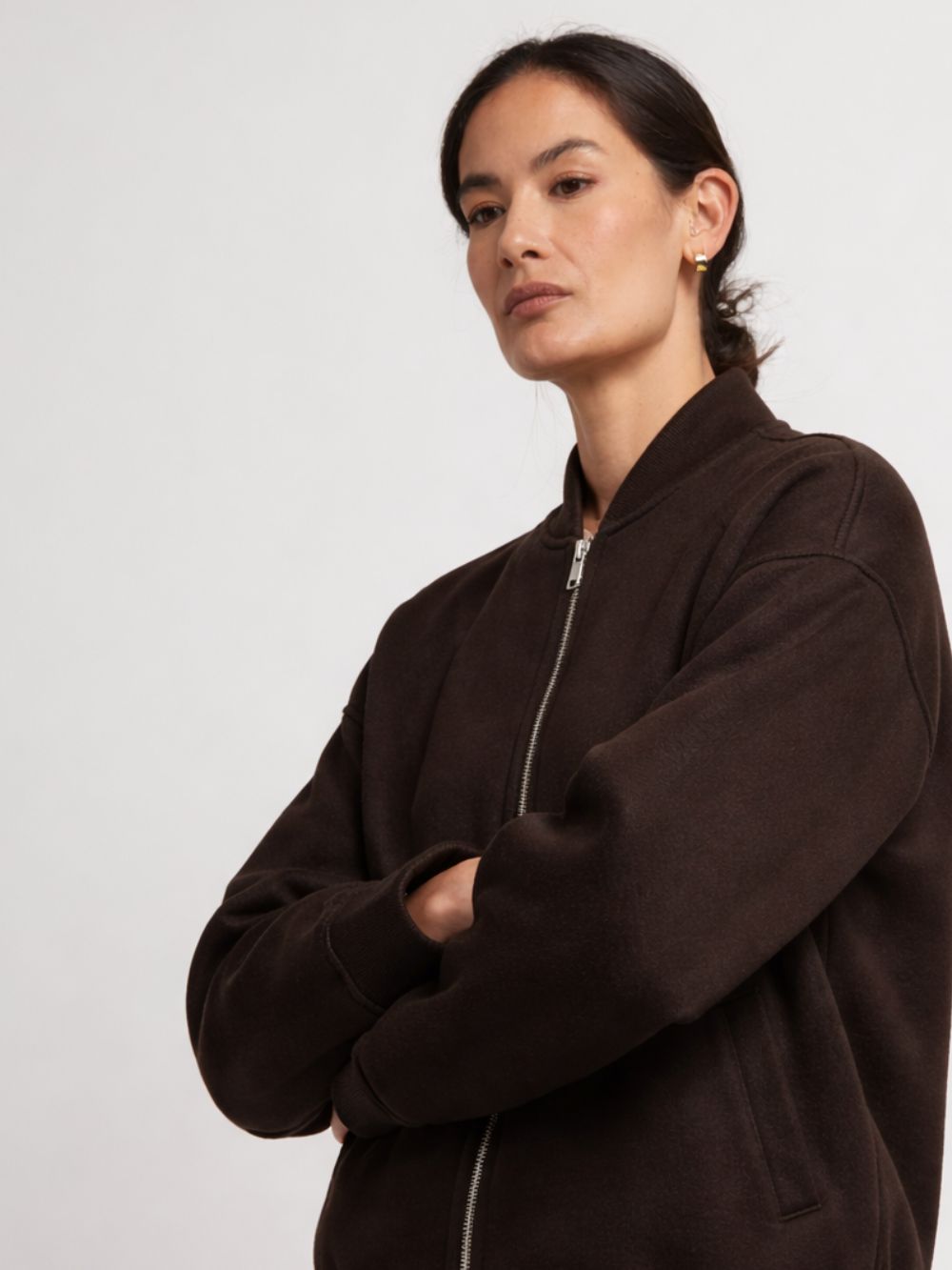 Lora Wool Cashmere Bomber Jacket