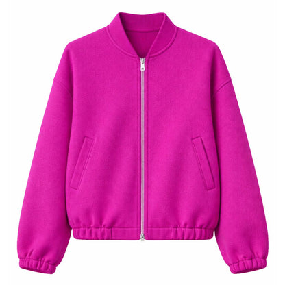 Lora Wool Cashmere Bomber Jacket
