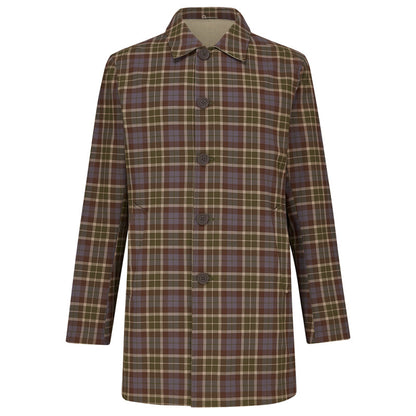 Montague Green Plaid Reversible Raincoat