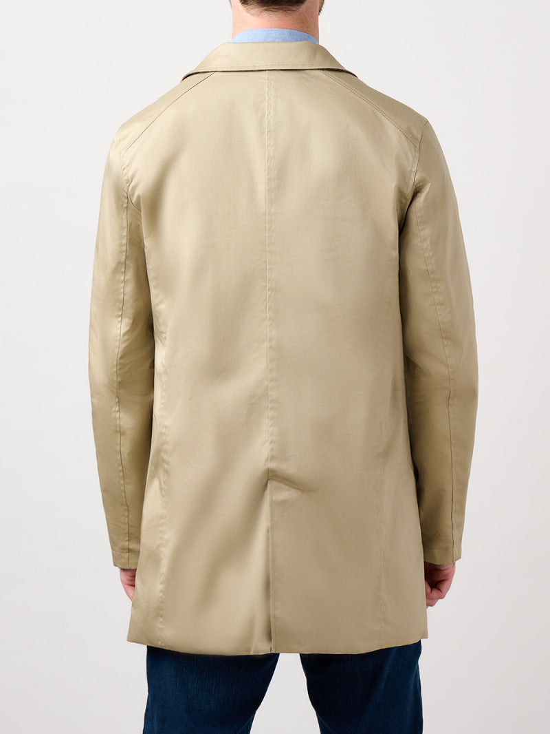 Montague Green Plaid Reversible Raincoat