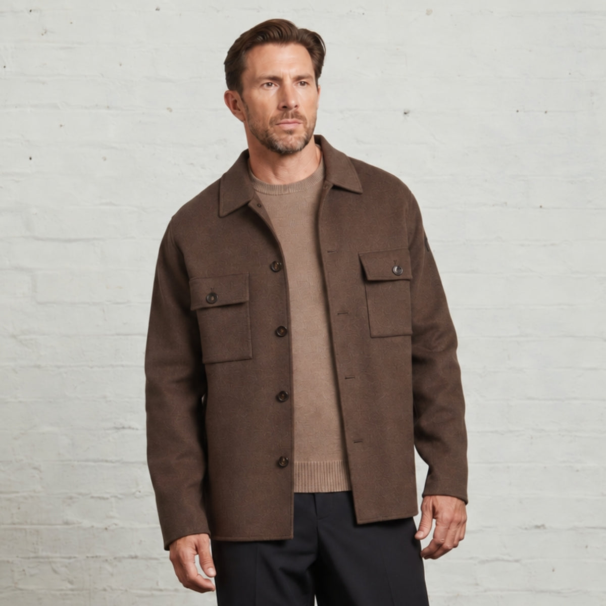 Oliver Blind-Seam Overshirt