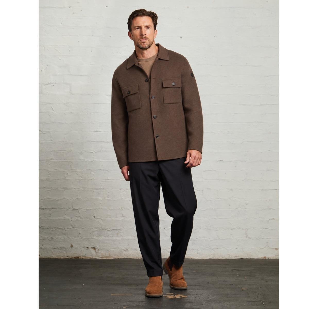 Oliver Blind-Seam Overshirt