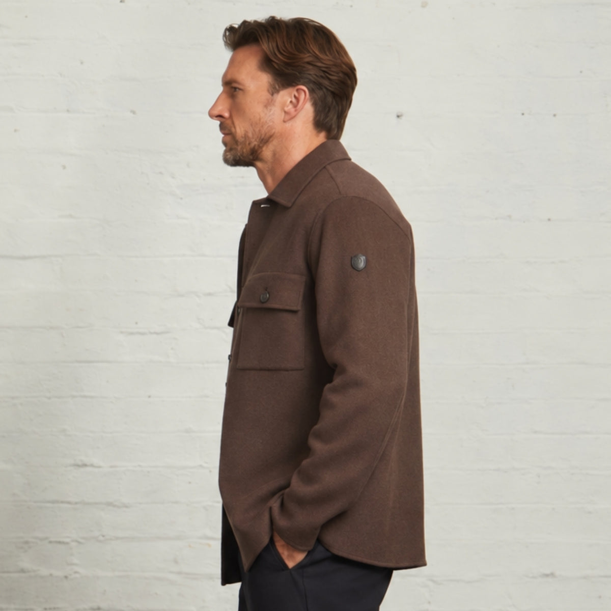 Oliver Blind-Seam Overshirt