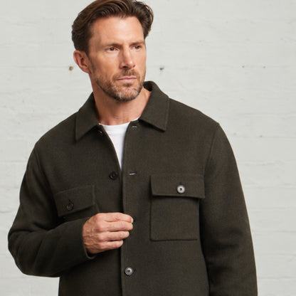 Oliver Blind-Seam Overshirt