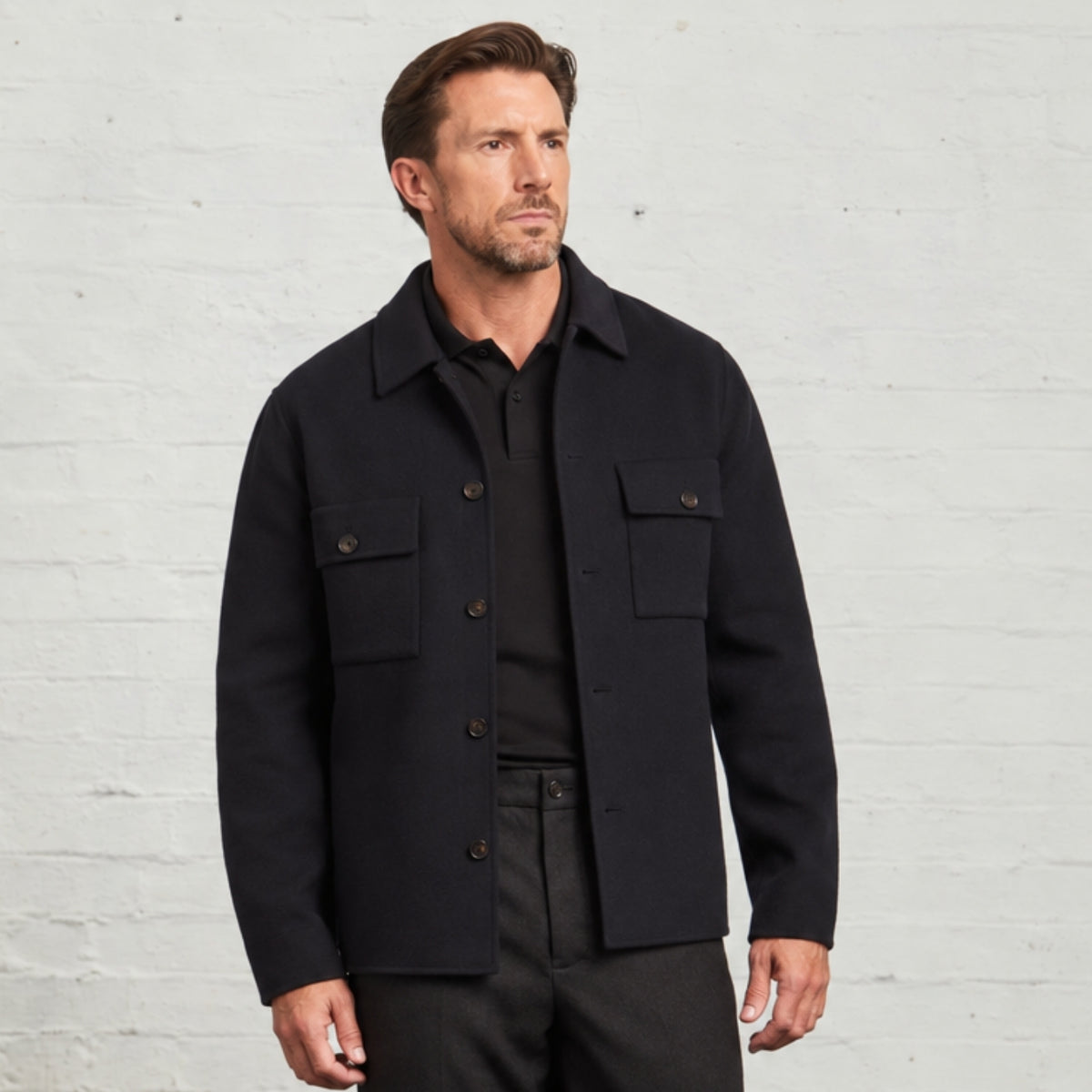 Oliver Blind-Seam Overshirt