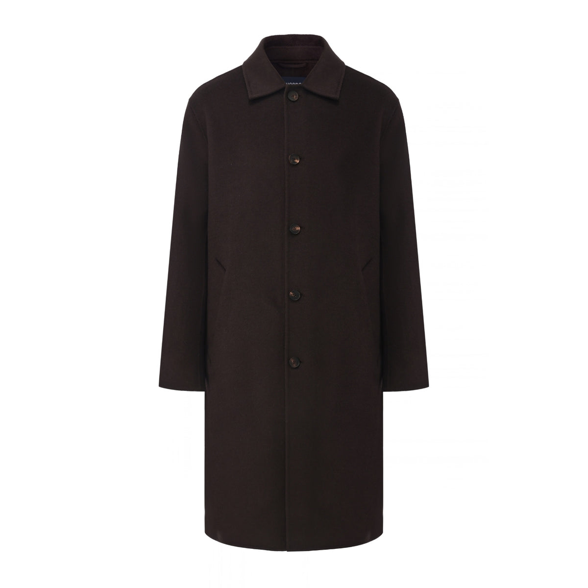 Oscar Wool Blind-Seam Overcoat