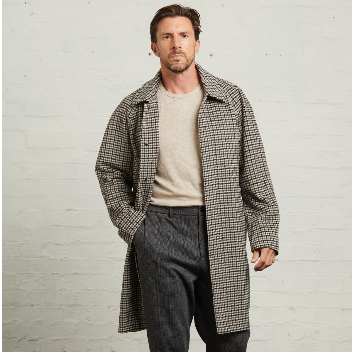 Walter Check Overcoat